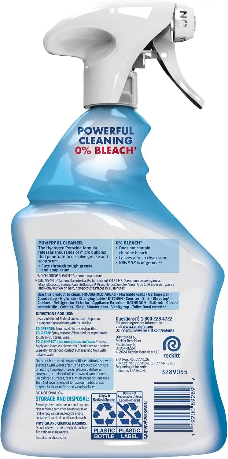 Lysol All Purpose Cleaner Spray, OXI Action, 0% Bleach, Disinfectant, 32 oz